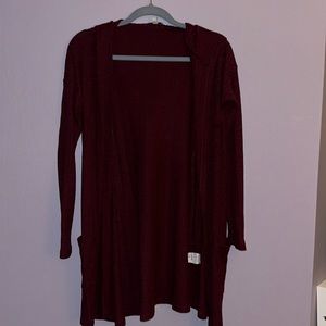American Eagle Cardigan w/ hood & pockets